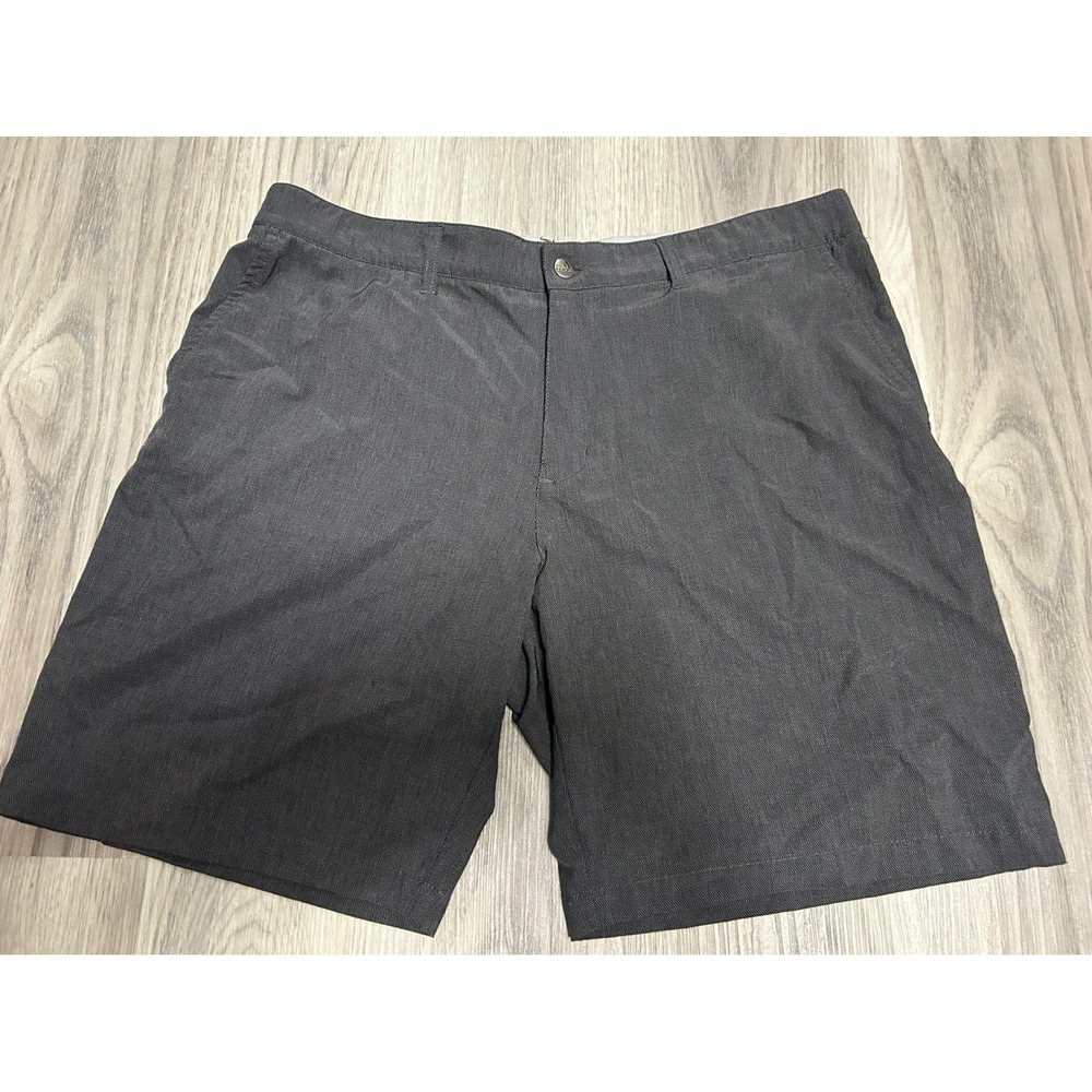 Adidas Mens quick dry Golf Shorts Performance Polyester 36 Charcoal Grey